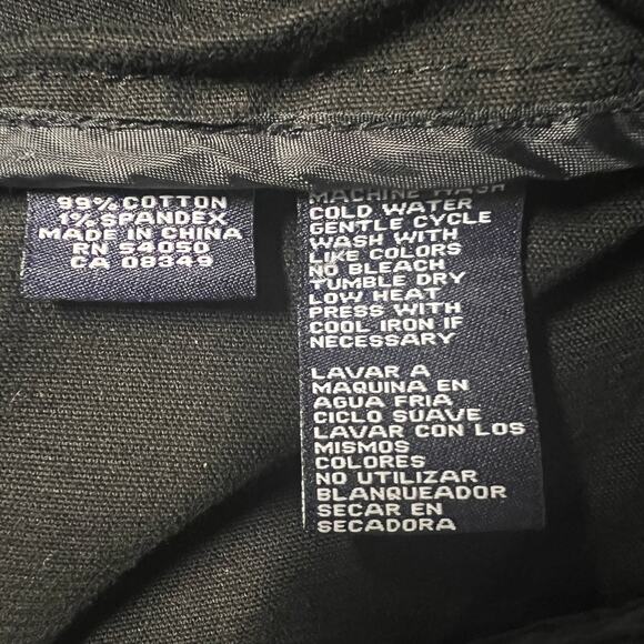 Jones New York Women's Button Down Black Corduroy Jacket Size Small - Picture 4 of 4